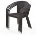 Плетеное кресло Y137B Dark brown Плетеное кресло Y137B Dark brown